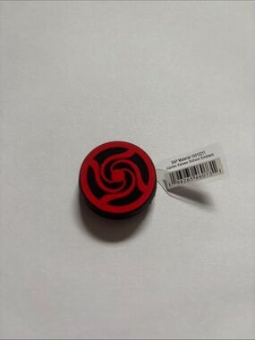 Red and Black Jujutsu Kaisen School Emblem Croc Jibbitz Charm